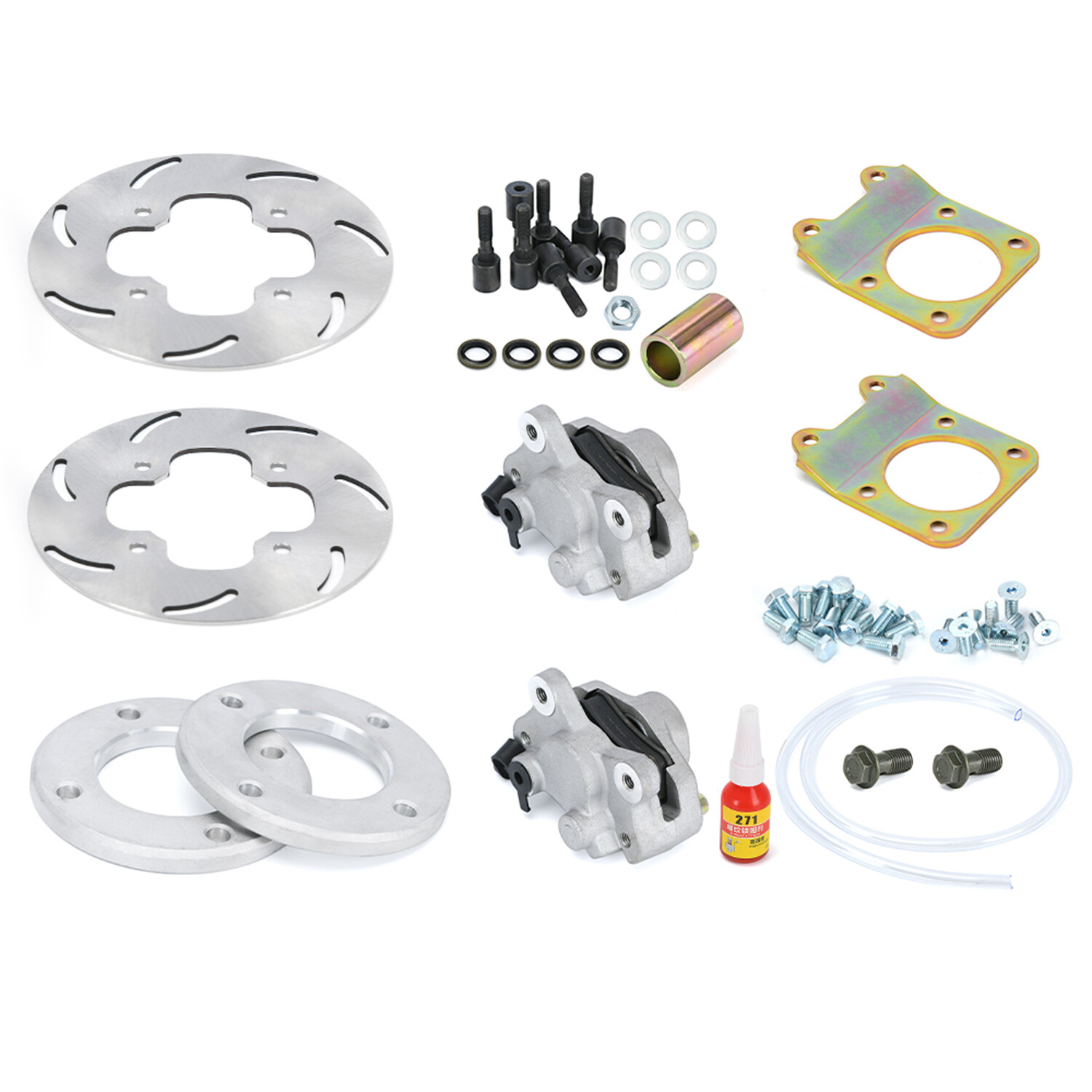 Disc Brake Conversion Kit Front for Honda Rancher 350 4x4 TRX350FE/FM 2000-2006