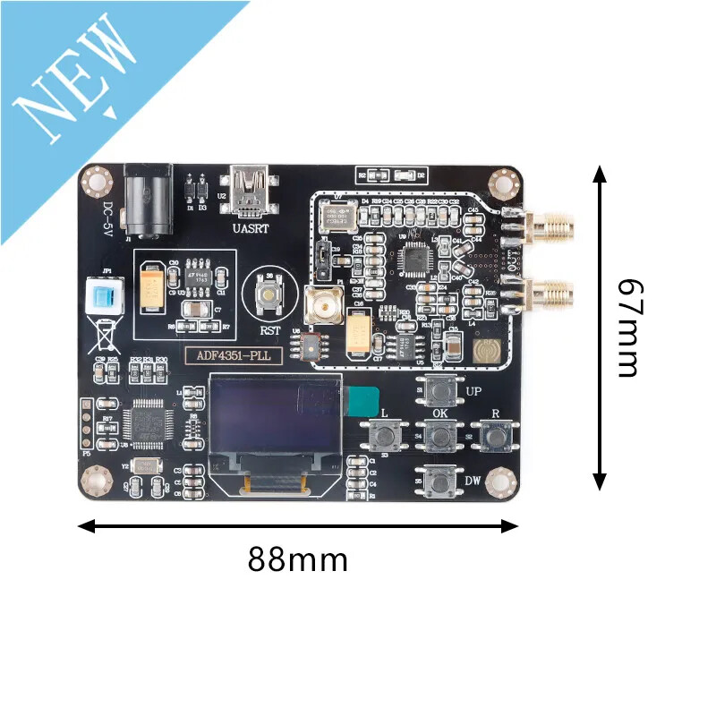 ADF4351 STM32 Onboard Phase-locked Loop RF Signal Source Module