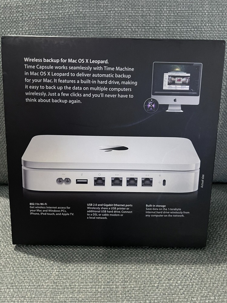 Apple Time Capsule Wireless Hard Drive 802.11