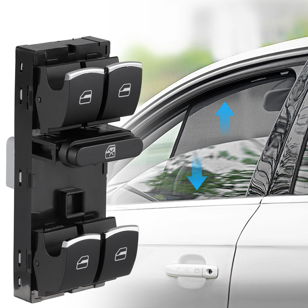 Master Power Window Switch Front Left Driver for VW Passat Tiguan Jetta Golf CC