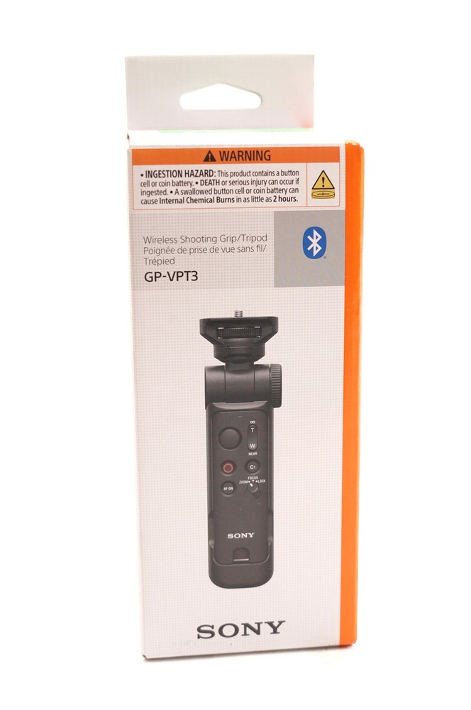 Sony GP-VPT3 Bluetooth Shooting Grip Tripod with Remote Commander (Black)
