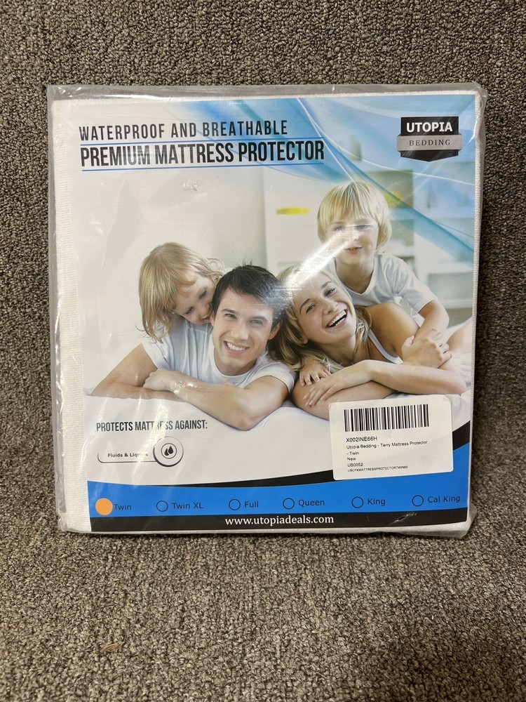 Utopia Bedding Premium Mattress Protector Twin Waterproof And Breathable