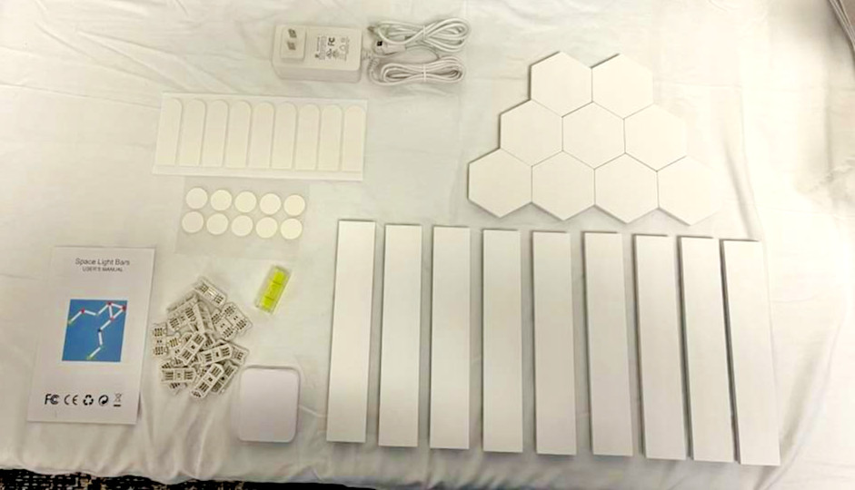 Hexiher Smart 9 LED Light Lines Wall Light