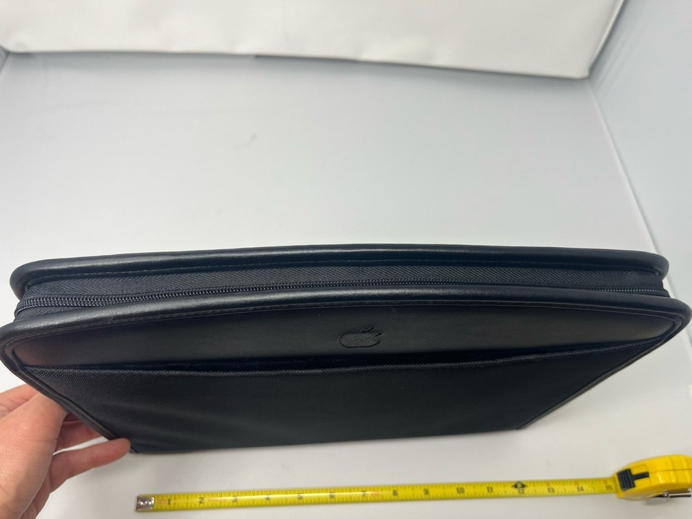 Apple Logo Padfolio Notebook Folder Notepad Ballistic Nylon Black 8.5x11 Pad
