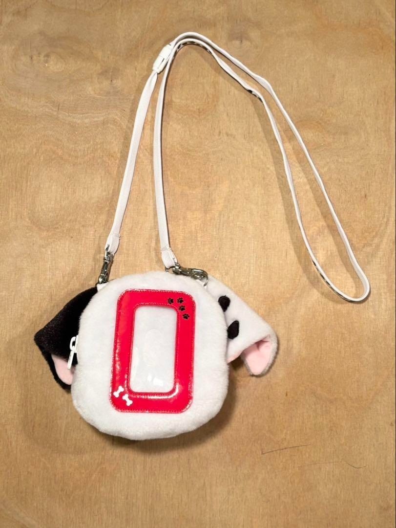 Tokyo Disney Resort 101 Dalmatians Plush Pass Case Coin Purse Shoulder Bag Japan