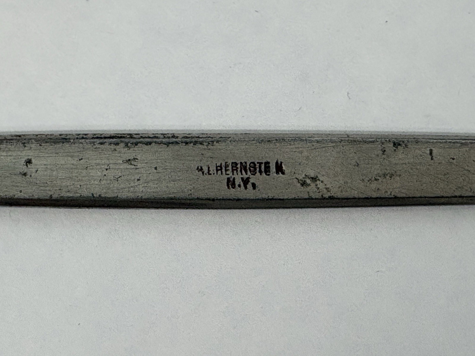 Antique A.L. Hernstein NY Tenacula Pick Civil War Era Surgical Medical Tool