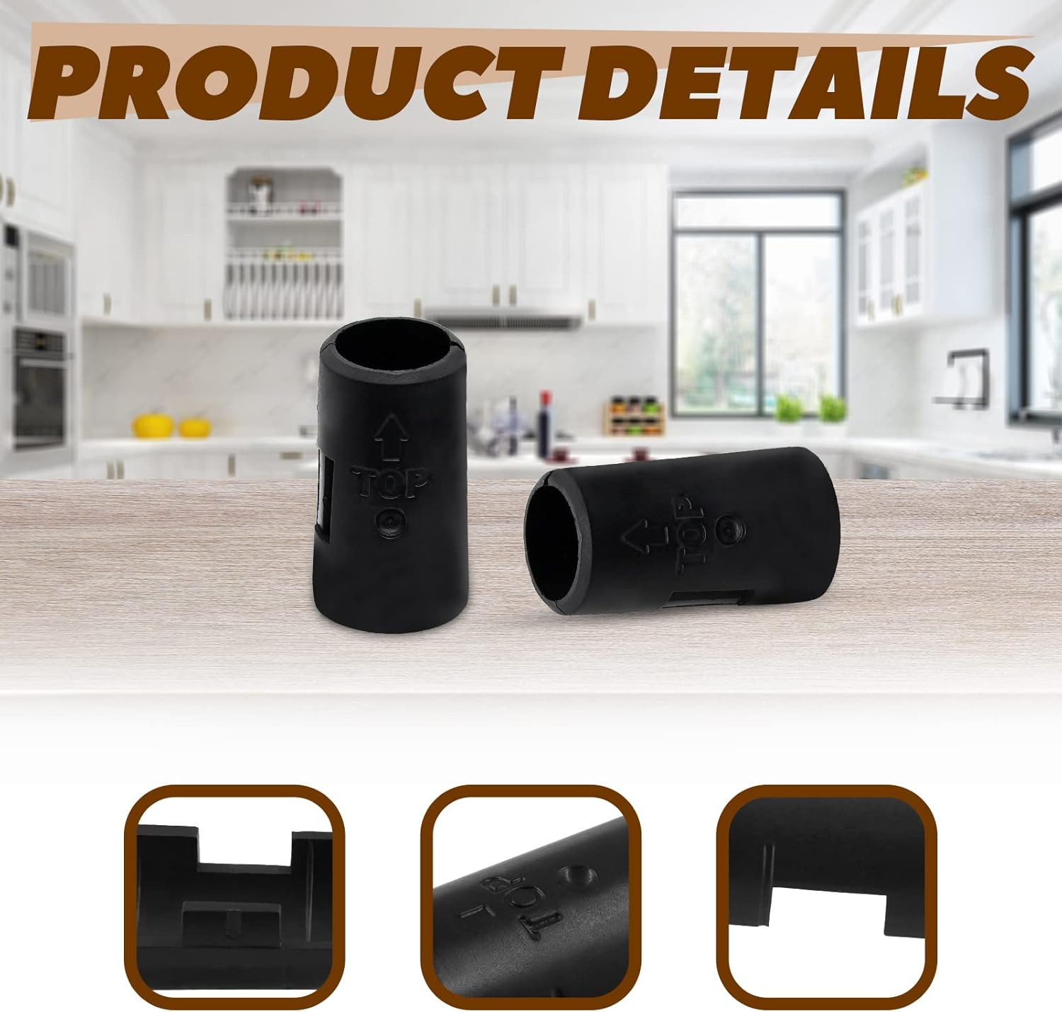 100 Pack 3/4 Inch Wire Shelving Shelf Lock Clips, Plastic Shelving Clips Replace