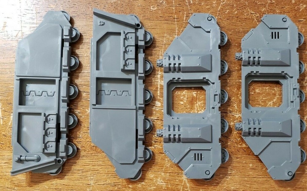 Warhammer 40k Space Marine Bits BRC Rhino Sides/Armor/Tracks Set