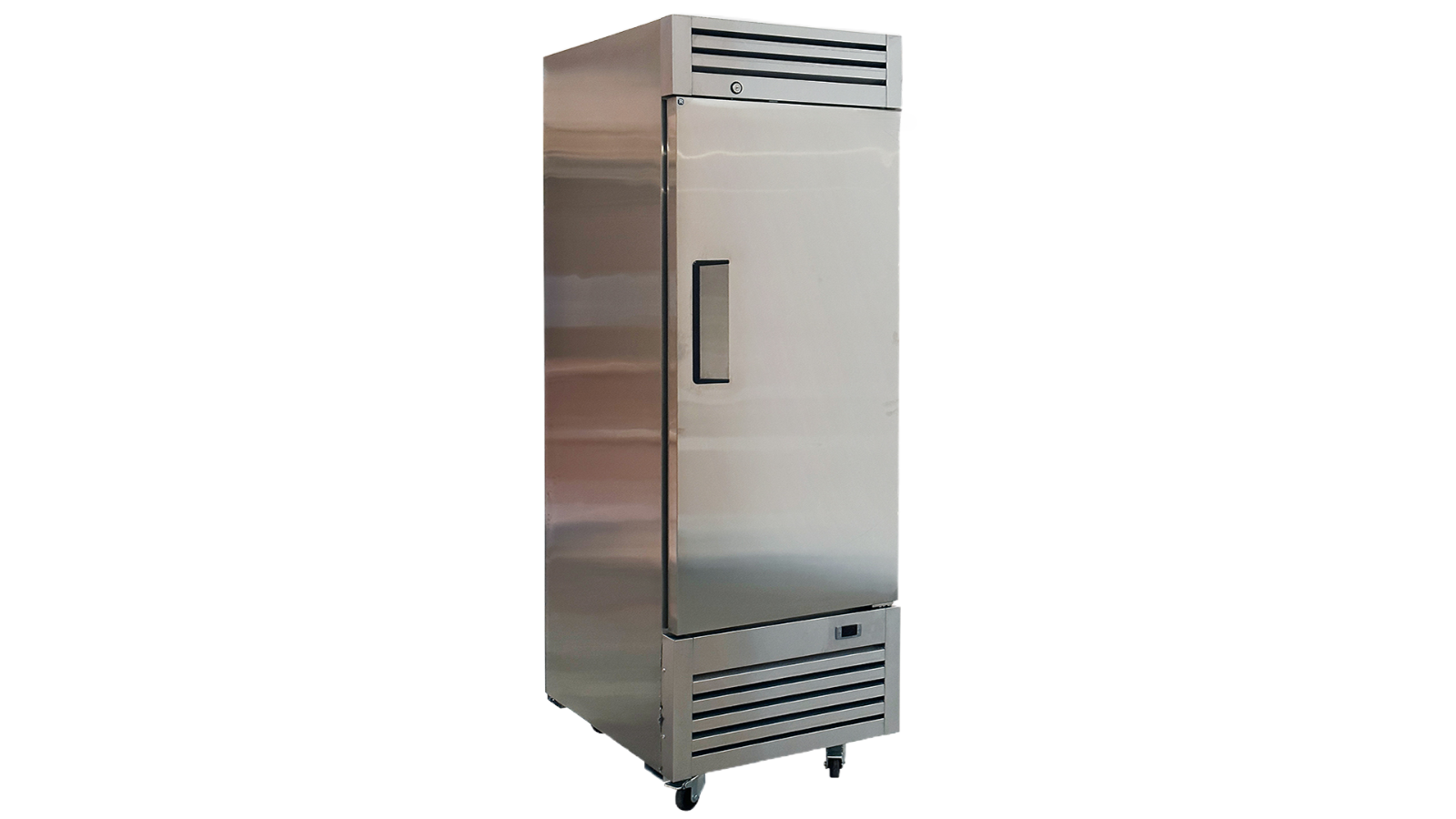 Commercial Reach-In Refrigerator Solid Door 27" Stainless Steel Restaurant