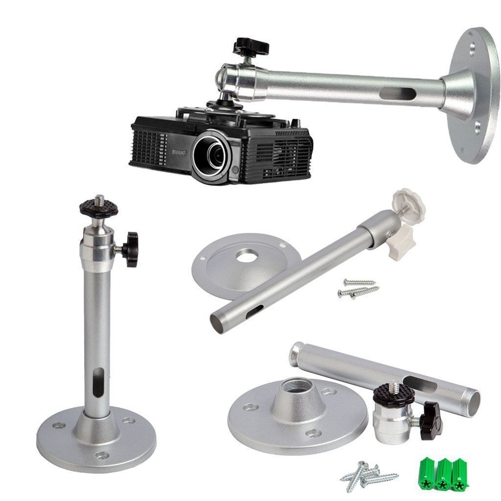 Universal 18cm/22cm LCD DLP Mini Projector Ceiling Wall Mount Bracket Aluminium