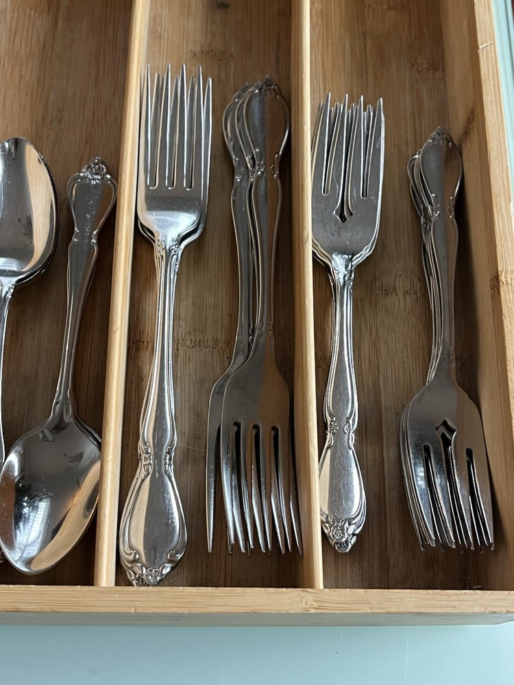 Oneida Community Chatelaine 49 piece Stainless Flatware Set *READ*