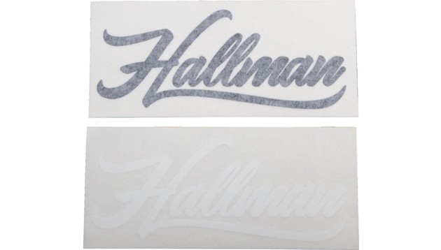 Thor Hallman Diecut Decals Black/White 2-Pack