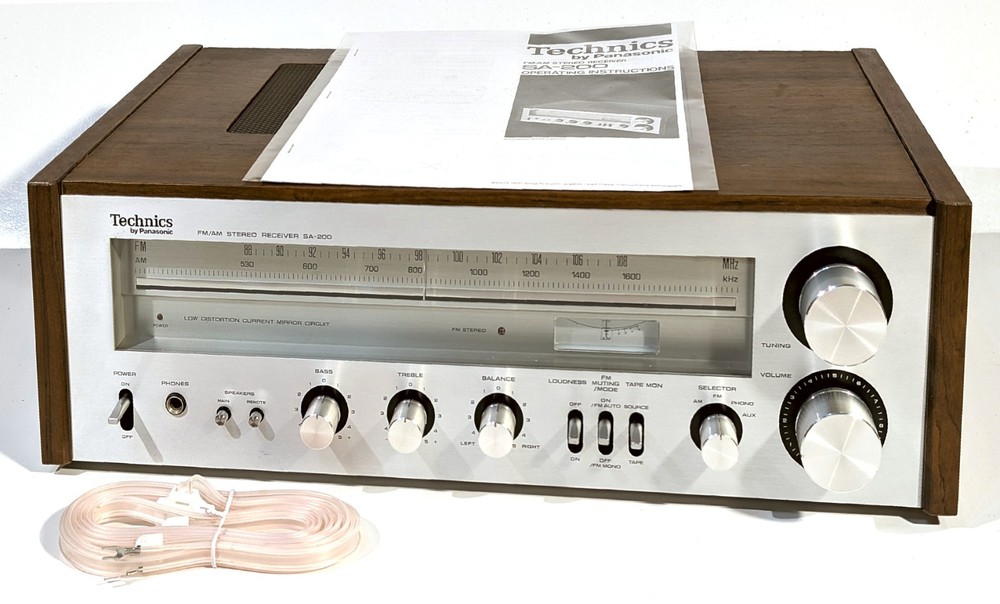 🔥【PRO SERVICED】MINTY Technics SA-200 Stereo 50W Receiver~XSTR/LED MOD💥GUARANTY