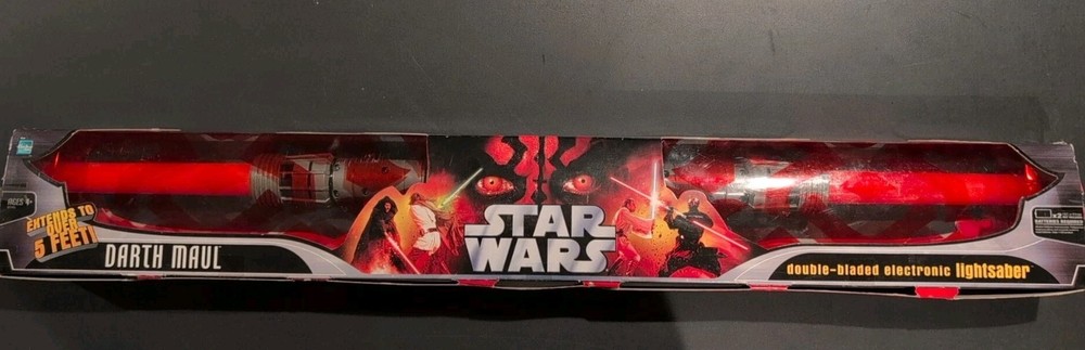 Hasbro 2006 Darth Maul Double Bladed Electronic Lightsaber