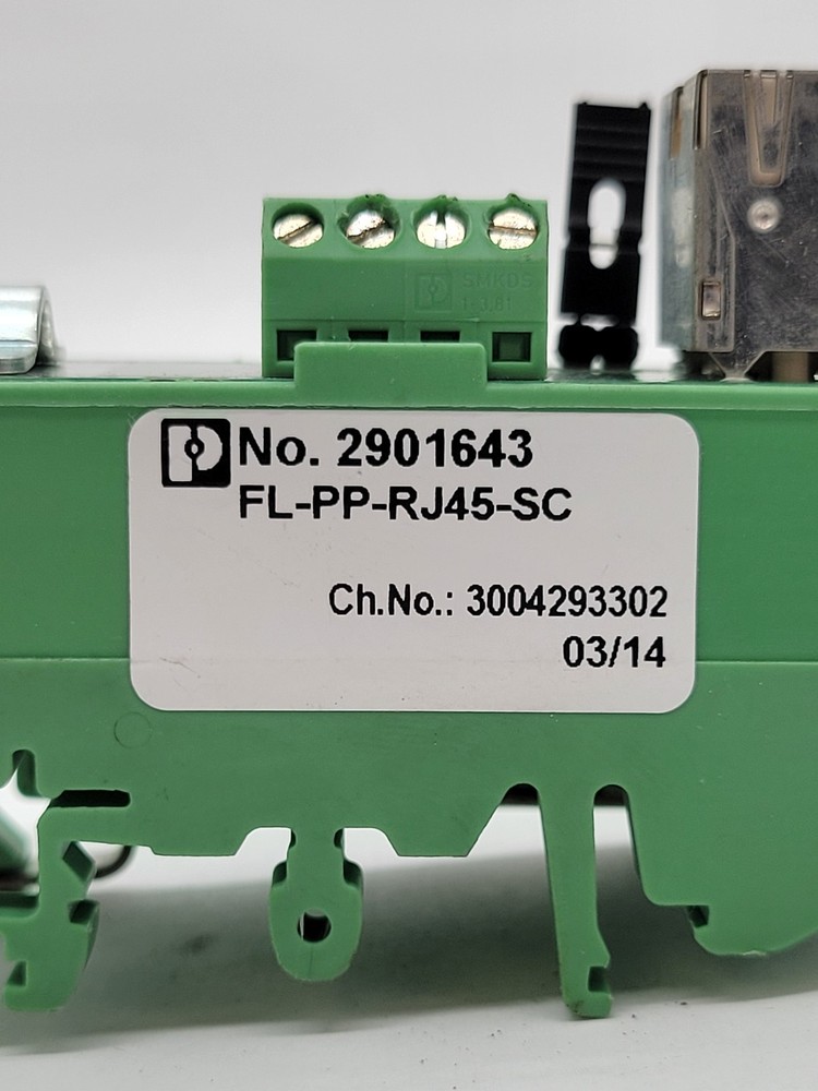 Phoenix Contact 2901643 Patch Panel Connection Module FL-PP-RJ45-SC CAT5e