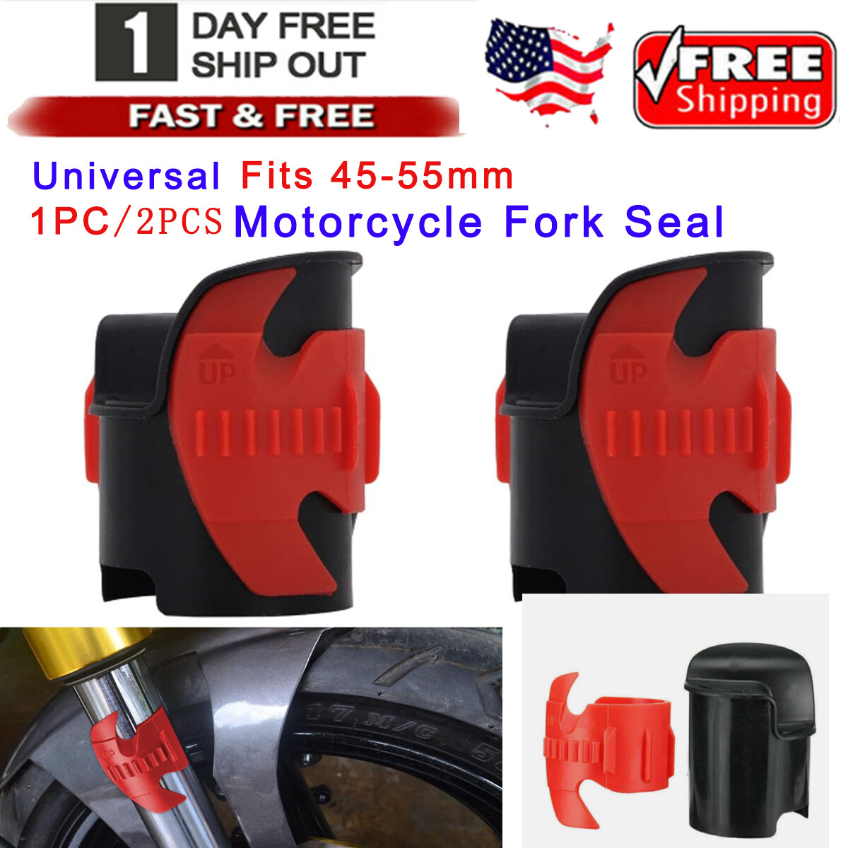 Front Fork Seal Cleaning Tool Universal Motorcycle Dirt Bike Fork Shock Absorber