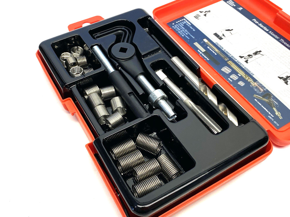 Recoil 34076 Pro Series Helical Insert Thread Repair Kit, 6-Inserts, Each Size