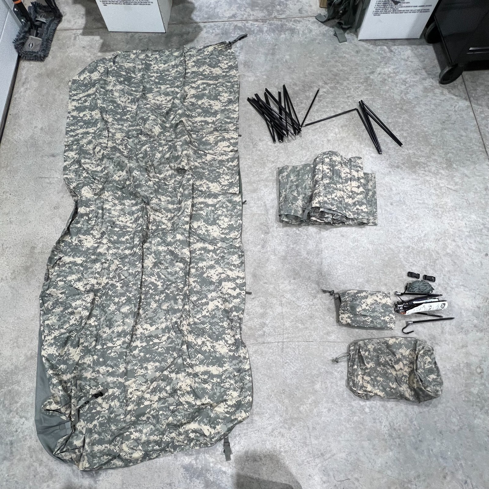 US Military ACU Tent Combat Shelter System One-Person