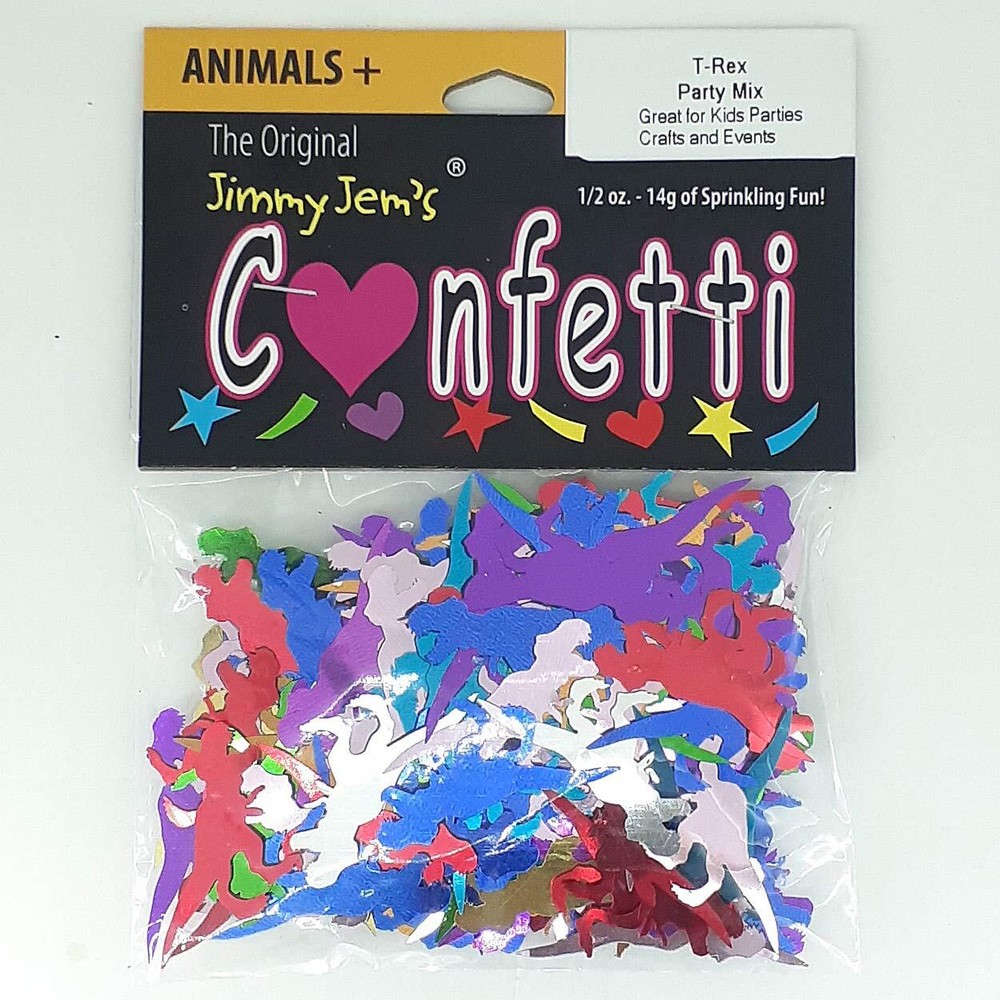 Confetti T Rex MultiColors - Retail Pack #9708 QS0