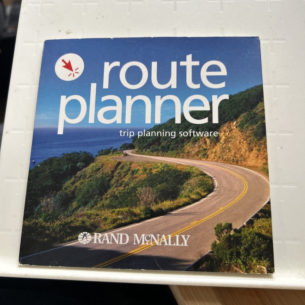 Rand McNally Route Planner Trip Planning Software CD Rom 2001