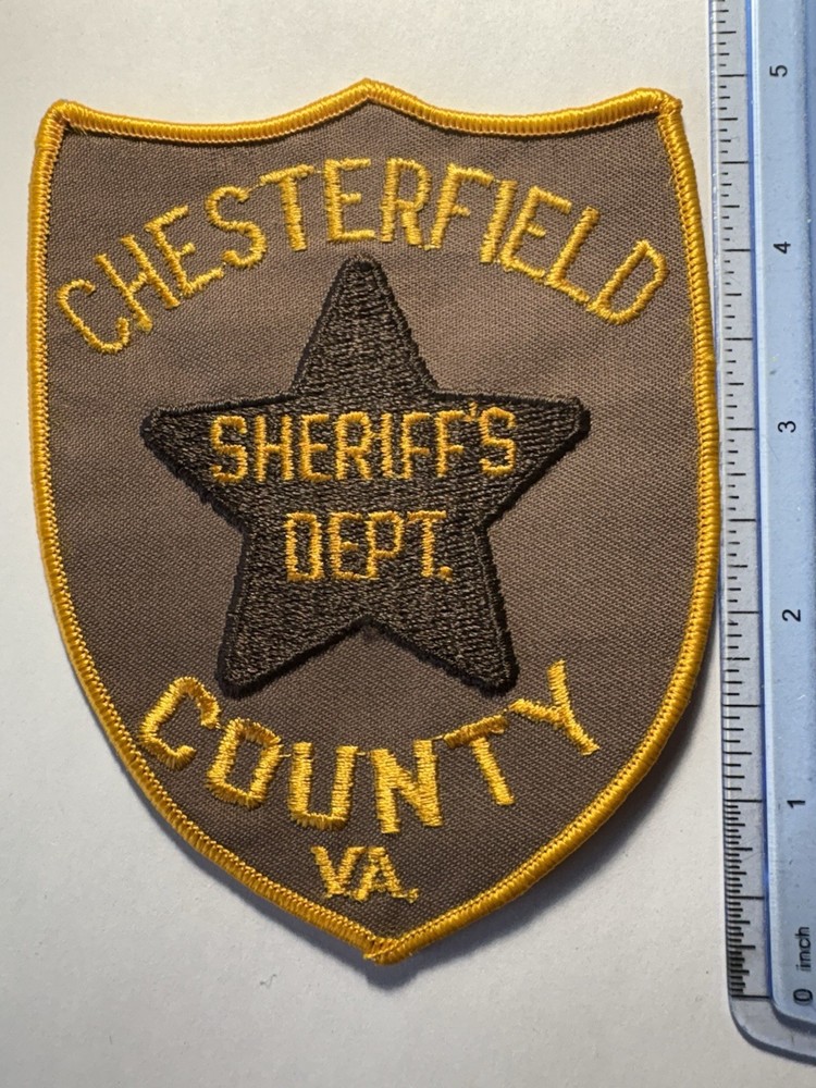 Chesterfield County Virginia Sheriff Patch