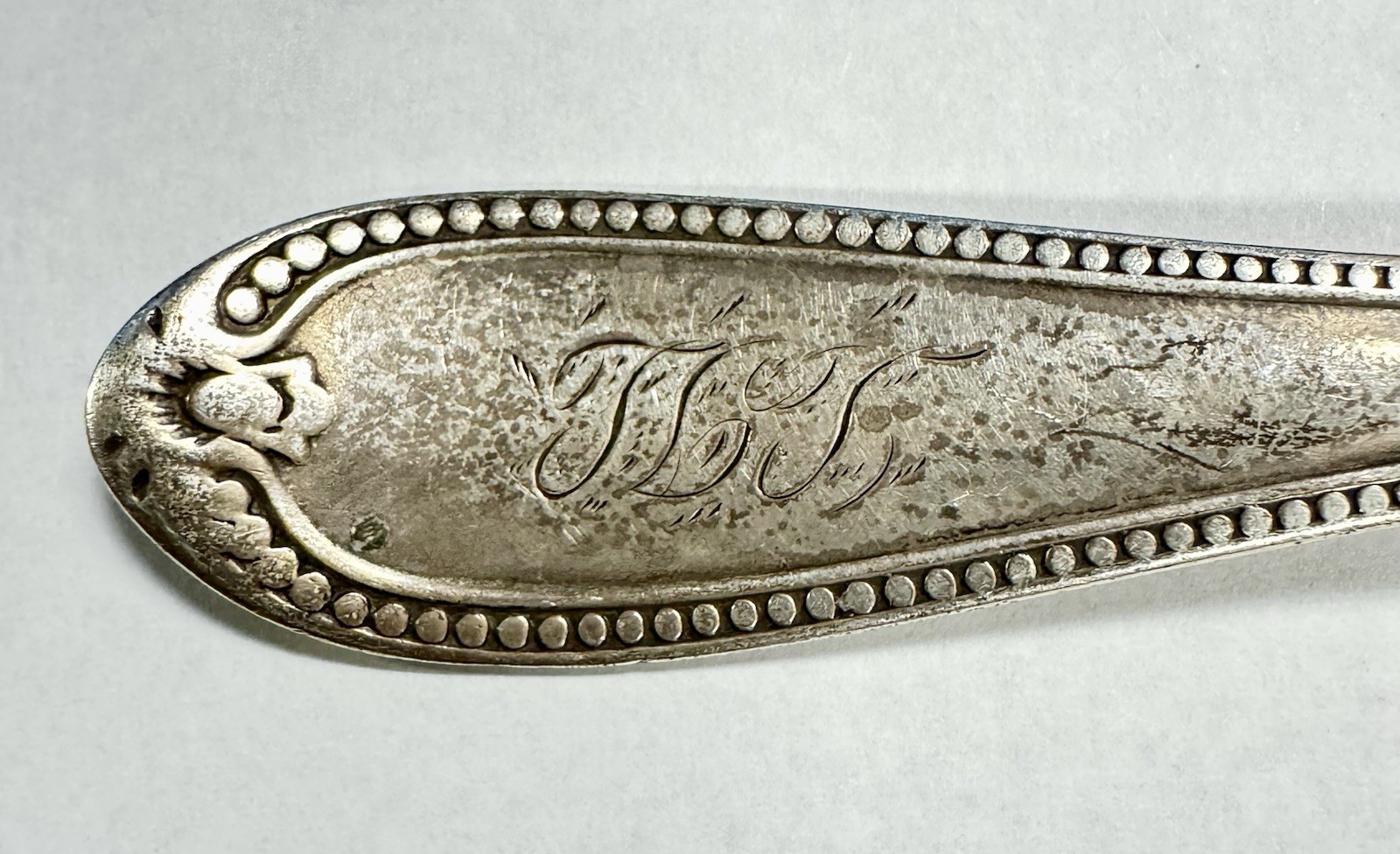 Antique J Conning Mobile Al Silver Fork Civil War Era