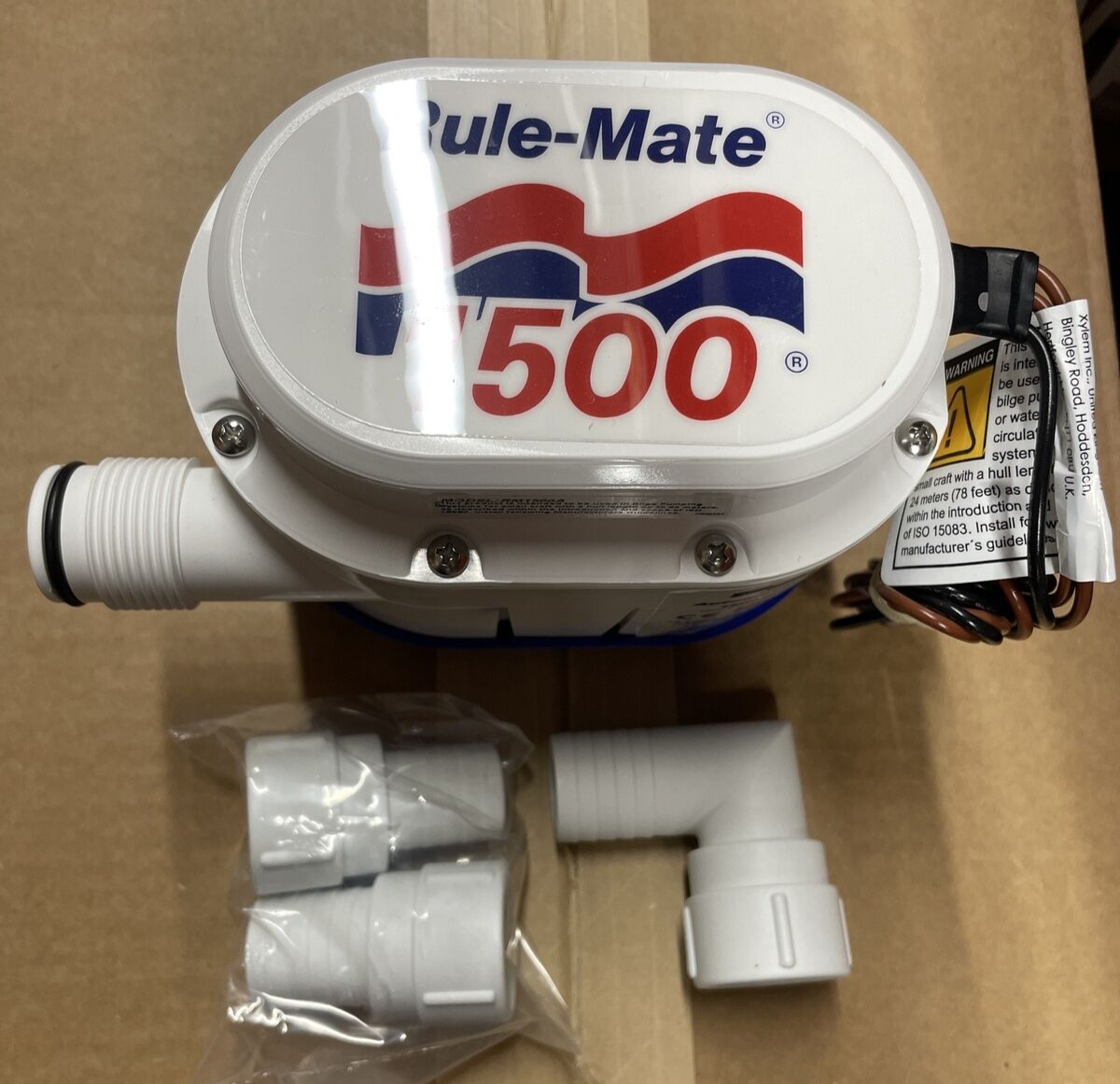 Rule RM1500 Rule-Mate 1500 GPH Fully Automated Bilge Pump 12V
