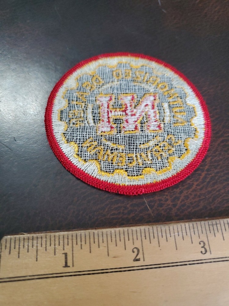 Vintage NH Authorized Dealer Serviceman Patch