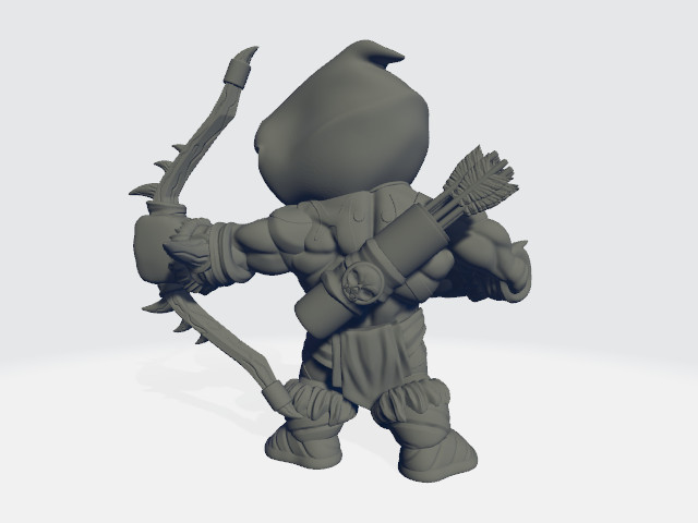 Chibiatures - Ranger Orc #1