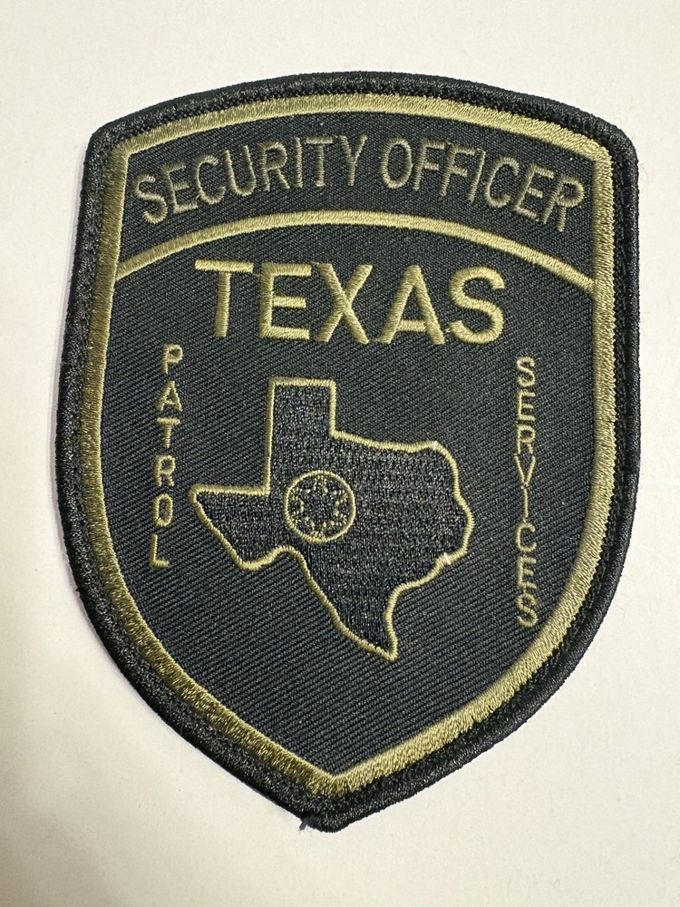 Texas Patrol Services Security Officer Patch