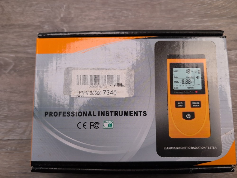 Electromagnetic Radiation Tester 'Professional Instruments  Tester..  New