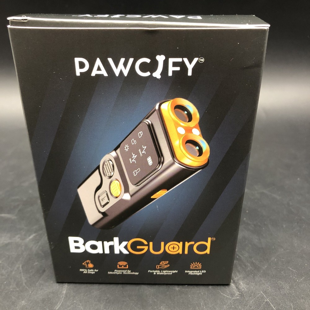 Pawcify BarkGuard Dog Bark Control Device Ultrasonic Trainer LED Flashlight New