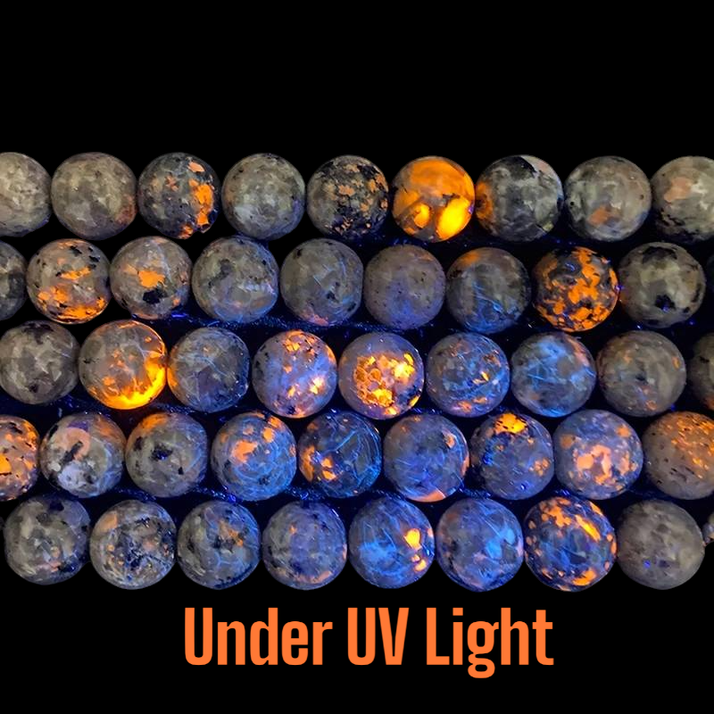 Yooperlite (Fluorescent Stone) Round 6mm 8mm 10mm