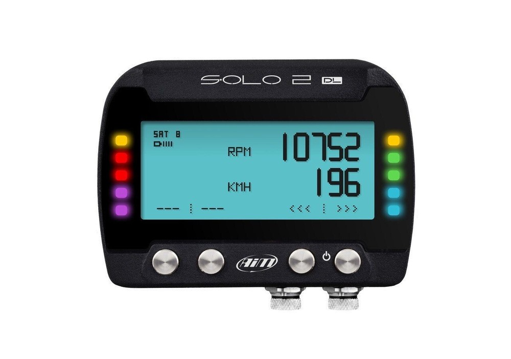 AIM SOLO 2 DL GPS On-Board Lap Timer Data Logger with Internal Memory RS232