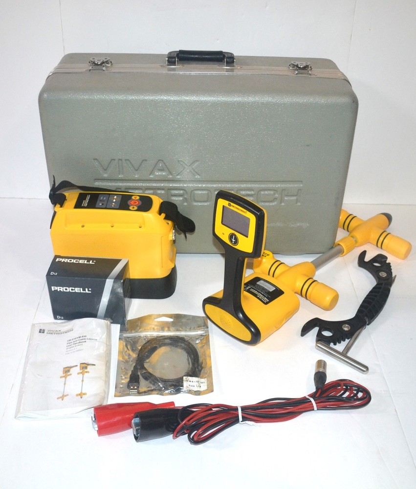 METROTECH VIVAX VM810 PIPE CABLE LOCATOR SET RYCOM