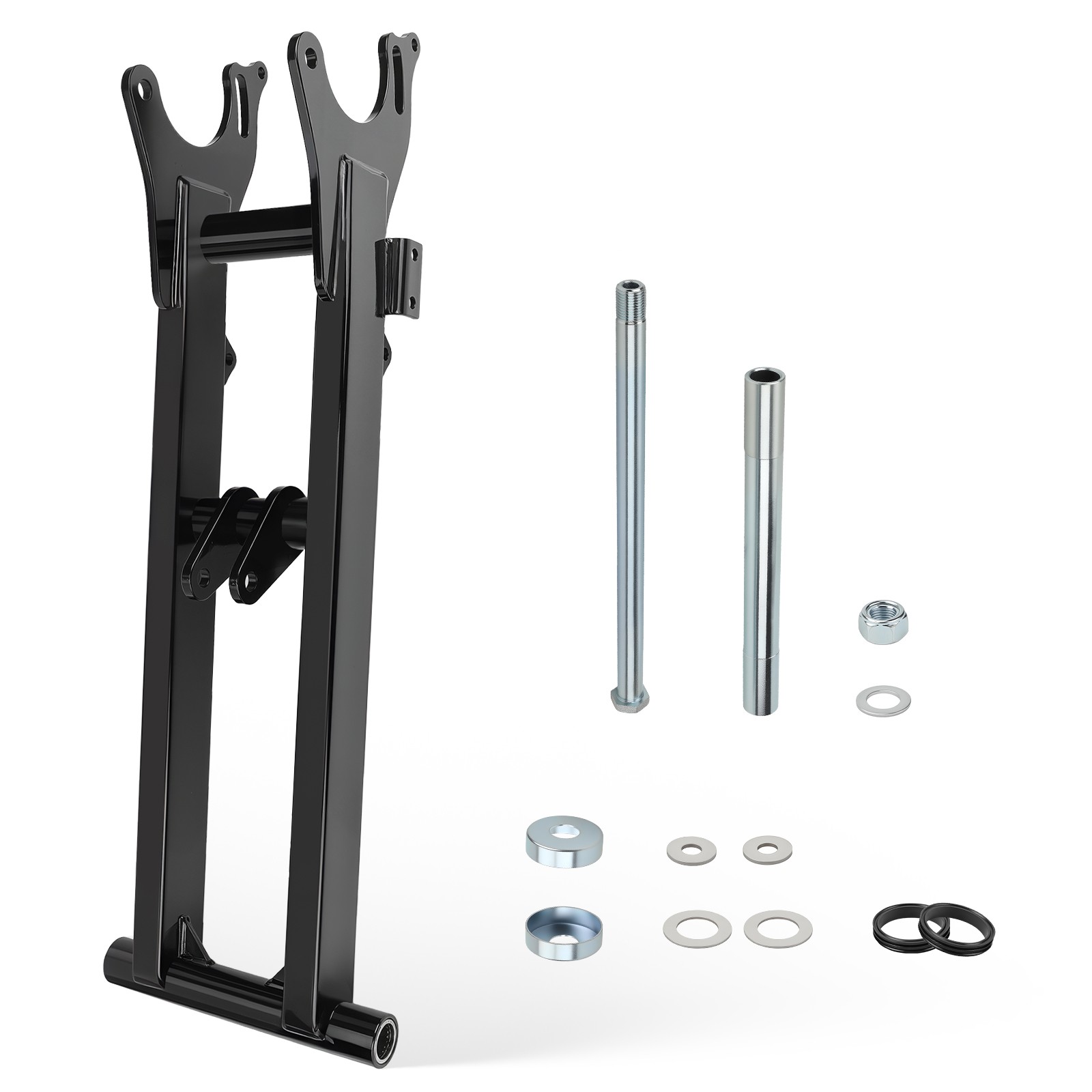 +6" Extended Chrome Black Rear Swing Arm For Yamaha Banshee 350 YFZ350 1987-2006