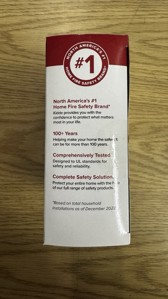 Kidde Hardwired Smoke Detector, AA Battery Backup, Interconnectable , 4 Pack