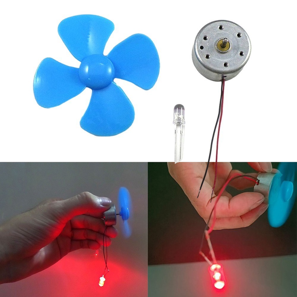 Educational DIY Wind Turbine Generator Kit Power Generation Experiments