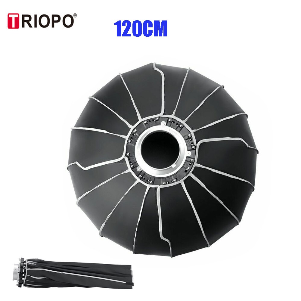 120CM Bowens Quickly Installation Deep Parabolic Studio Softbox for Studio Flash