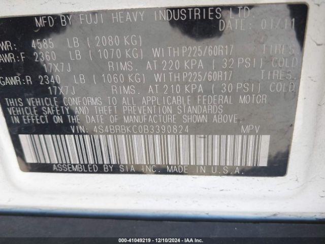 Used A/C Selector Switch fits: 2011 Subaru Legacy automatic temperature control