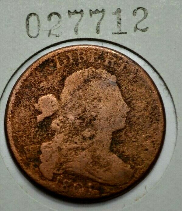 1801 Draped Bust Large Cent Rare Coin 1c Key Date
