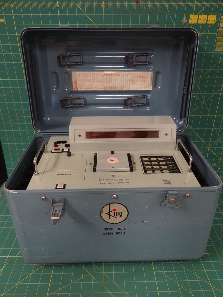 King Nutronics Thermo Unit Model 3604-A Temp. Calibrator Tester 6685-01-044-4966