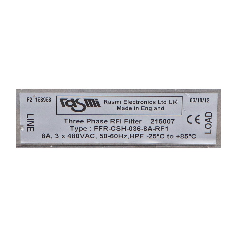 Rasmi Electronics FFR-CSH-036-8A-RF1 Used UMP