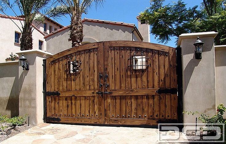 Solid reclaimed lumber gate w/side jambs speakeasy custom Your Size