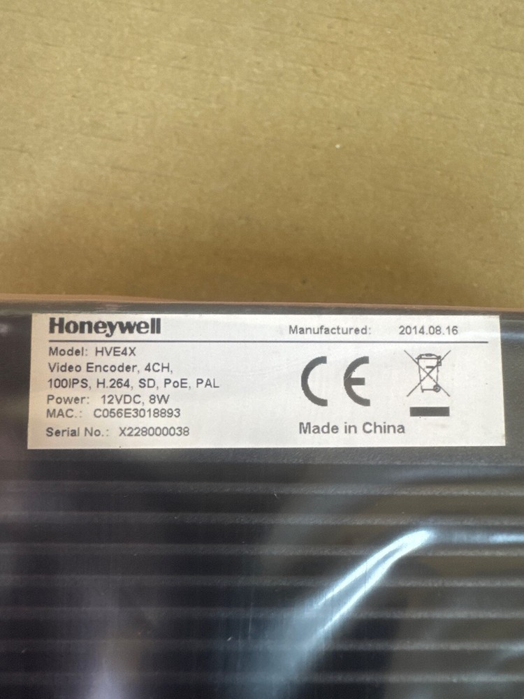 Honeywell HVE4X video encoder
