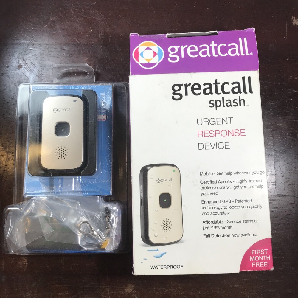 GreatCall Splash Mobile Medical Alert Device New - Sealed