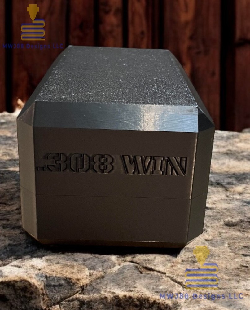 Sliding .308 Win Ammo Storage Box Case - 50rd Round - Multiple Colors Available!