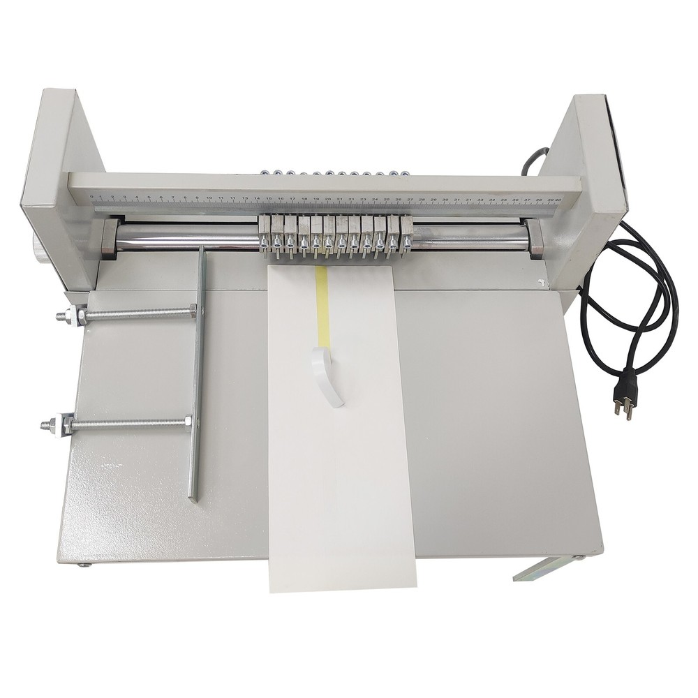 Electric Adhesive Marking Machine Automatic 400mm Sticker Half Cutting Machine