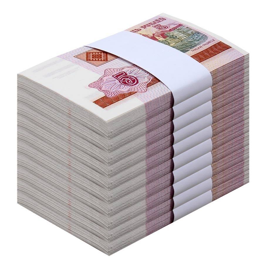 Belarus 5 Rublei, 2000, P-22, UNC X 1000 PCS Brick