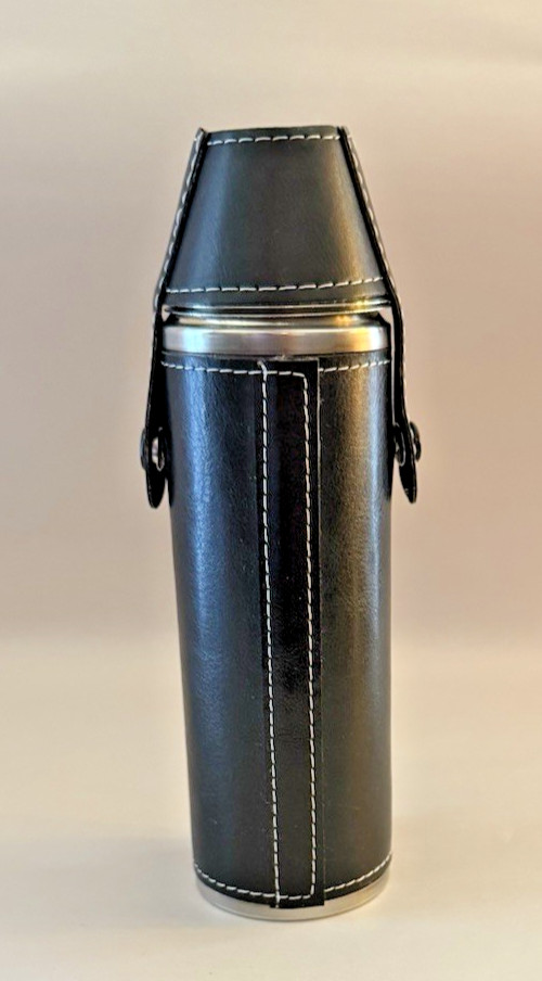 10 oz Flask Gift Set with 2 Shot Glasses & Funnel Stainless Steel Golf Flask